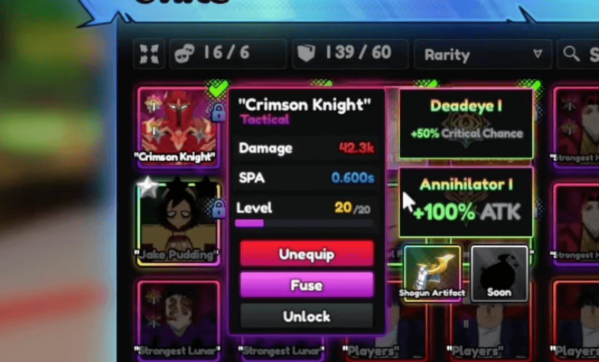 How to Get Igris (Crimson Knight) and Reach High DPS in Anime Tactical Simulator