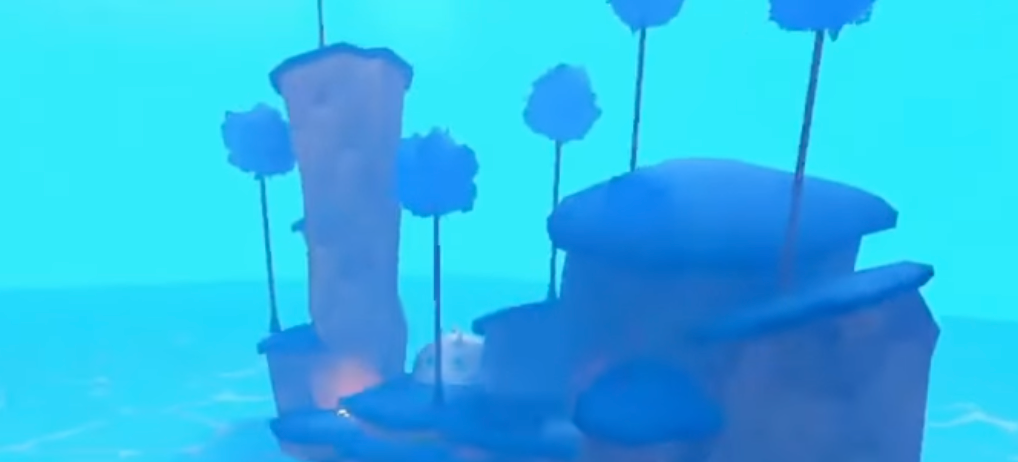 Anime Tactical Simulator Dragon Balls — closer view of the sea island where the 7th Dragon Ball can be found