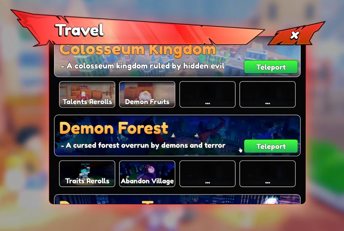 Anime Tactical Simulator progression — Demon Forest, the 3rd world map with increased mob difficulty and new boss mode